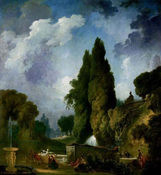 Jean-Honore Fragonard Blindekuhspiel oil painting image